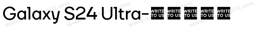 Galaxy S24 Ultra字体转换